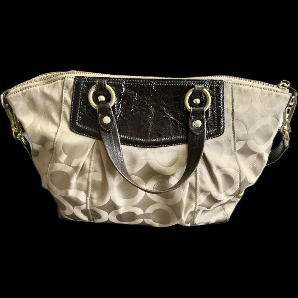 Coach Signature Logo Satchel